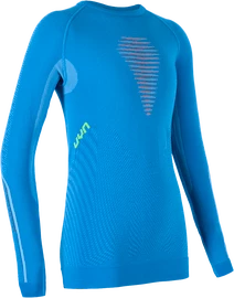 Maglietta per bambini UYN Visyon UW Shirt LS Cyan Blue