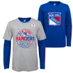 Magliette per bambini Outerstuff Magliette NHL per bambini Two-Way Forward 3 in 1 New York Rangers