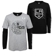 Magliette per bambini Outerstuff Magliette NHL per bambini Two-Way Forward 3 in 1 NHL Los Angeles Kings