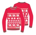Maglione da uomo CCM Holiday HOLIDAY UGLY SWEATER Red