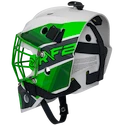 Maschera da hockey per portiere Warrior Ritual F2 E Neon/Green Youth