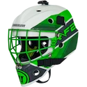 Maschera da hockey per portiere Warrior Ritual F2 E Neon/Green Youth