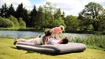Materasso gonfiabile Easy Camp  Flock Double Black & Grey