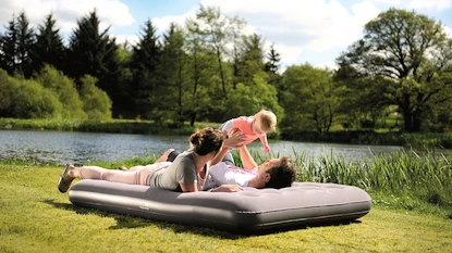 Materasso gonfiabile Easy Camp  Flock Double Black & Grey
