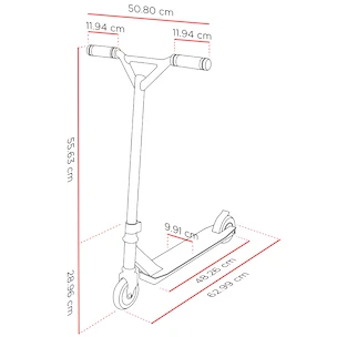 Monopattino freestyle Street Surfing TORPEDO Glaciar