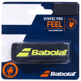 Nastro manubrio di base Babolat Syntec Pro Black/Fluo Yellow