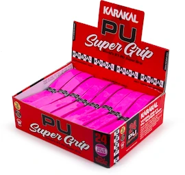 Nastro manubrio di base Karakal PU Super Grip Box 24 Pcs. Pink