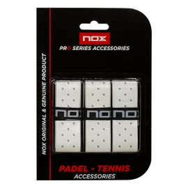 Nastro protezione racchetta NOX Perforated Pro Overgrip White