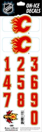 Numeri sul casco Sportstape ALL IN ONE HELMET DECALS - CALGARY FLAMES