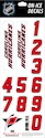 Numeri sul casco Sportstape  ALL IN ONE HELMET DECALS - CAROLINA HURRICANES