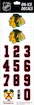 Numeri sul casco Sportstape  ALL IN ONE HELMET DECALS - CHICAGO BLACKHAWKS