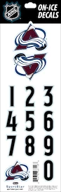 Numeri sul casco Sportstape ALL IN ONE HELMET DECALS - COLORADO AVALANCHE