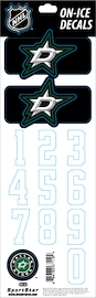 Numeri sul casco Sportstape ALL IN ONE HELMET DECALS - DALLAS STARS - DARK HELMET 2010