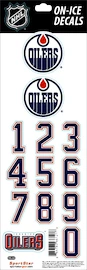 Numeri sul casco Sportstape ALL IN ONE HELMET DECALS - EDMONTON OILERS