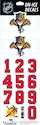 Numeri sul casco Sportstape  ALL IN ONE HELMET DECALS - FLORIDA PANTHERS