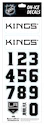 Numeri sul casco Sportstape  ALL IN ONE HELMET DECALS - LOS ANGELES KINGS