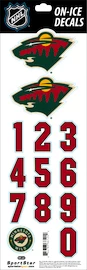 Numeri sul casco Sportstape ALL IN ONE HELMET DECALS - MINNESOTA WILD