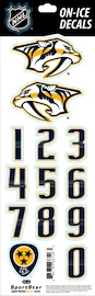 Numeri sul casco Sportstape ALL IN ONE HELMET DECALS - NASHVILLE PREDATORS