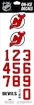 Numeri sul casco Sportstape  ALL IN ONE HELMET DECALS - NEW JERSEY DEVILS