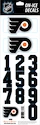 Numeri sul casco Sportstape  ALL IN ONE HELMET DECALS - PHILADELPHIA FLYERS