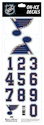 Numeri sul casco Sportstape  ALL IN ONE HELMET DECALS - ST. LOUIS BLUES