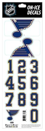Numeri sul casco Sportstape ALL IN ONE HELMET DECALS - ST. LOUIS BLUES