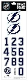 Numeri sul casco Sportstape ALL IN ONE HELMET DECALS - TAMPA BAY LIGHTENING