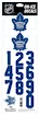 Numeri sul casco Sportstape  ALL IN ONE HELMET DECALS - TORONTO MAPLE LEAFS