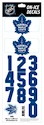Numeri sul casco Sportstape  ALL IN ONE HELMET DECALS - TORONTO MAPLE LEAFS