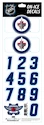 Numeri sul casco Sportstape  ALL IN ONE HELMET DECALS - WINNIPEG JETS