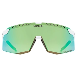Occhiali sportivi Uvex  Pace Stage Cv White Matt/Mir. Green  (S5330528886)