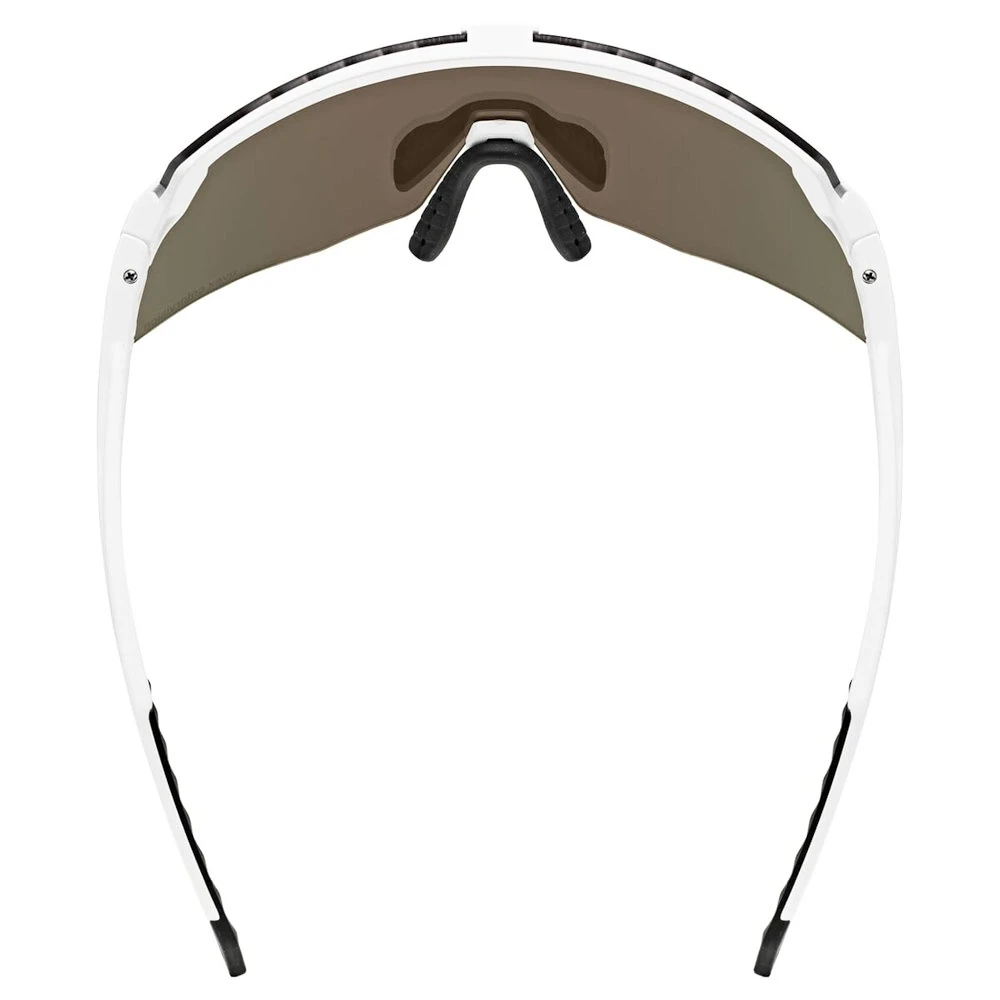 Occhiali sportivi Uvex  Pace Stage S Cv White Matt/Mir.Green  (S5330738886)