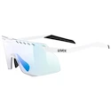 Occhiali sportivi Uvex  Pace Stage S V White Matt/Mir.Green (S5330848807)