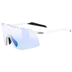 Occhiali sportivi Uvex  Pace Stage V White Matt/Mir.Blue (S5330838804)