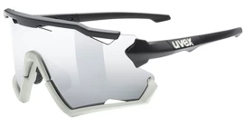 Occhiali sportivi Uvex Sportstyle 228 Black Sand Mat/Mirror Silver (Cat. 2)