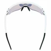 Occhiali sportivi Uvex  Sportstyle 236 Small Set White Mat/Mirror Red (Cat. 2) + Clear (CAT. 0)