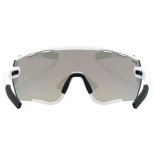 Occhiali sportivi Uvex  Sportstyle 236 Small Set White Mat/Mirror Red (Cat. 2) + Clear (CAT. 0)