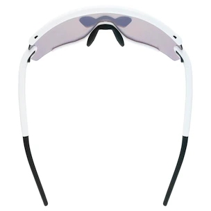 Occhiali sportivi Uvex  Sportstyle 236 Small Set White Mat/Mirror Red (Cat. 2) + Clear (CAT. 0)