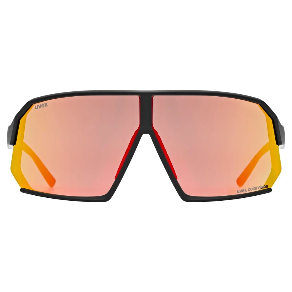 Occhiali sportivi Uvex  Sportstyle 237 Cv Black Matt/Mir.Red (S5330862287)