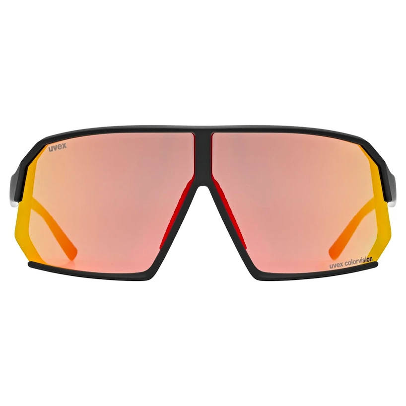 Occhiali sportivi Uvex  Sportstyle 237 Cv Black Matt/Mir.Red (S5330862287)