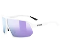 Occhiali sportivi Uvex  Sportstyle 237 White Matt/Mir. Lavender (S5330588816)