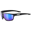 Occhiali sportivi Uvex  Sportstyle 706 Cv Black Matt/Mir. Blue (S5320182283)