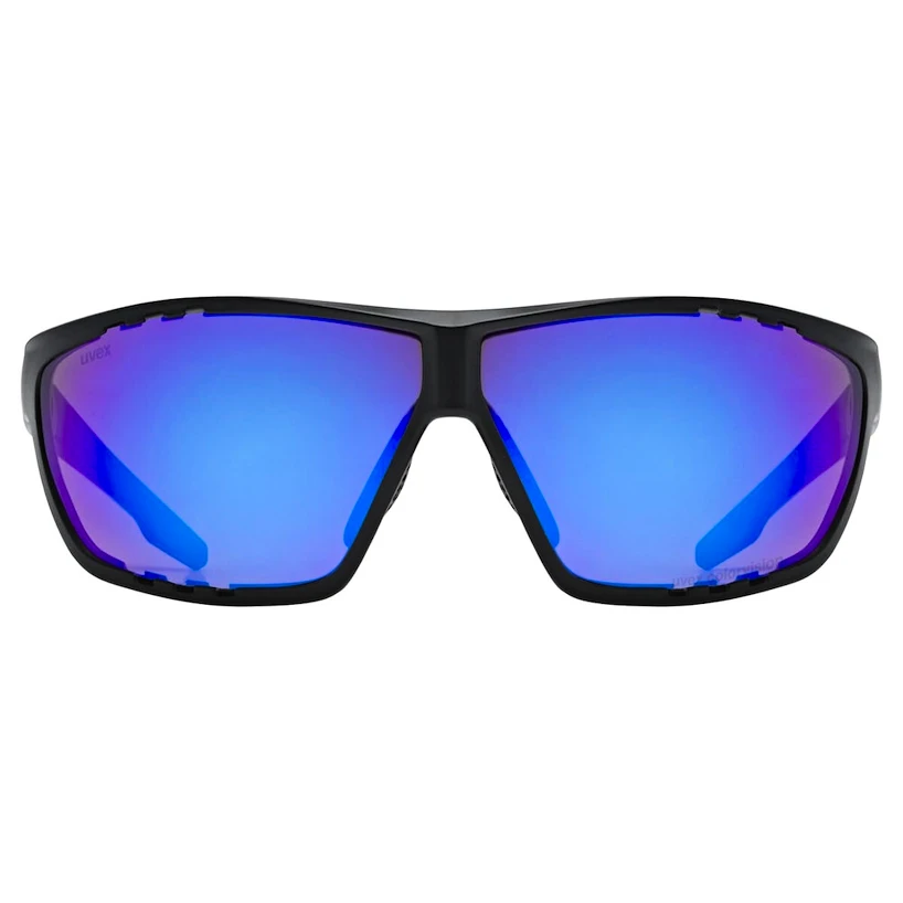 Occhiali sportivi Uvex  Sportstyle 706 Cv Black Matt/Mir. Blue (S5320182283)