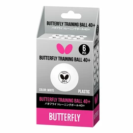 Palline Butterfly Training Ball 40+ White (6 pack)