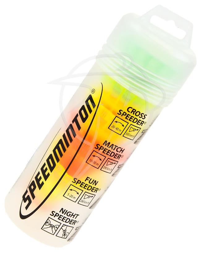 Palline da crossminton Speedminton  Speedertube Mix (5 Pack)