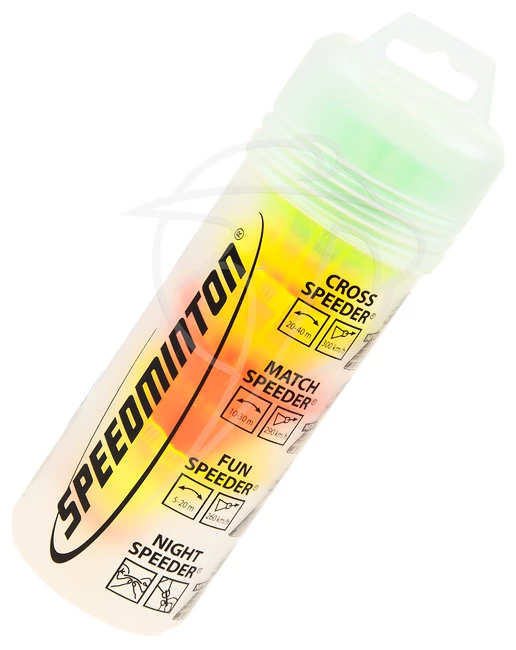 Palline da crossminton Speedminton  Speedertube Mix (5 Pack)