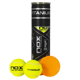 Palline da padel NOX Pro Titanium Balls 4 Pack