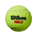 Palline da padel Wilson  Padel X3 Ball Yellow