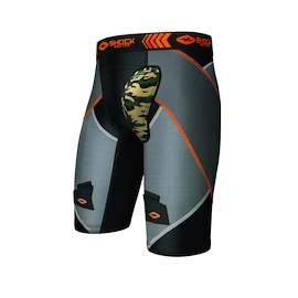 Pantaloncini a compressione con sospensorio Shock Doctor 30160 X-Fit Cross Comp.Hockey Short Black/Grey