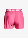 Pantaloncini da bambina Under Armour  Play Up Solid Shorts-PNK